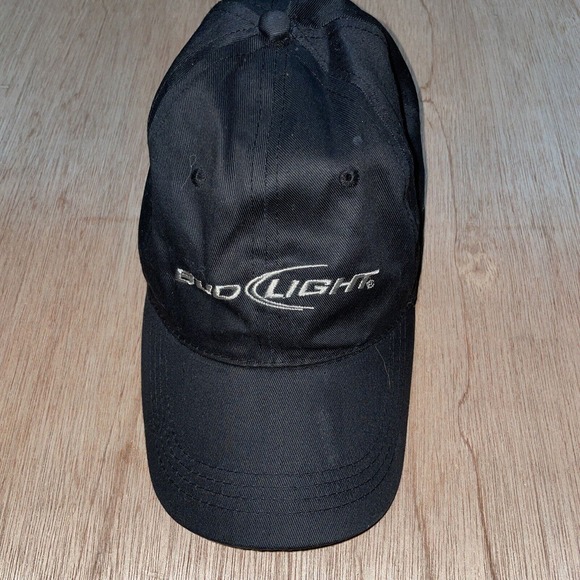 Bud Light 2010 Embroidered Adult Baseball‎ Cap Hat Black Adjustable - Picture 1 of 4